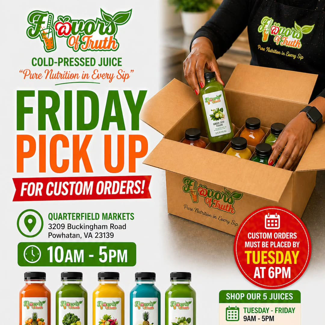 Friday Drop Off at the Quarterfield Markets
